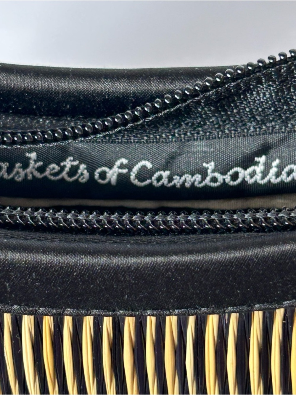 Basket‎ of Cambodia Saraye Purse Woven Grass Boho Handbag Spring Tatami Straps - Picture 4 of 16